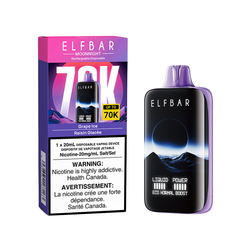 ELF BAR MoonNight 70k Disposable Device (20mg/ml)(Box of 5)[ONTARIO] -