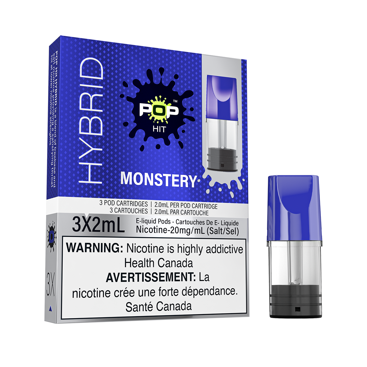 Pop Hit Hybrid Pods -(20mg/ml)(Box of 5)[FEDERAL]