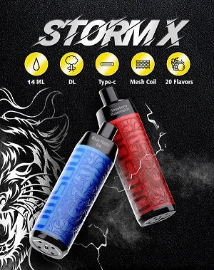 Mosmo Storm X 8K Disposable Device (20mg/ml)(Box of 6) -